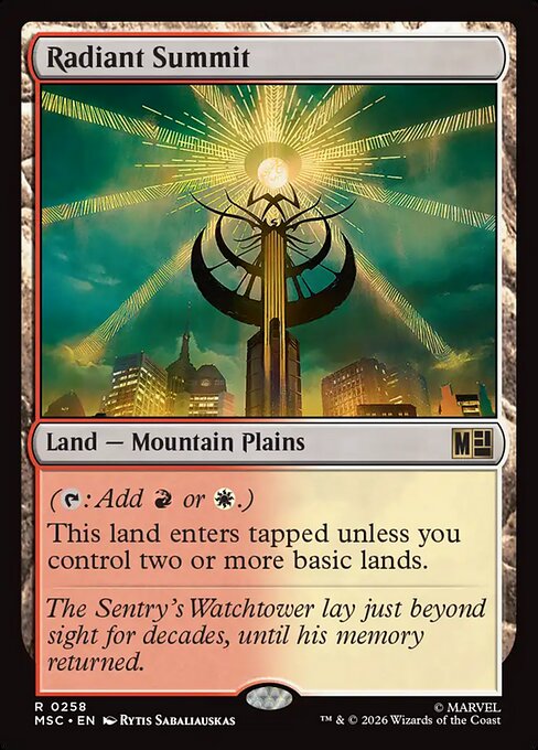 Radiant Summit (MSC 258)