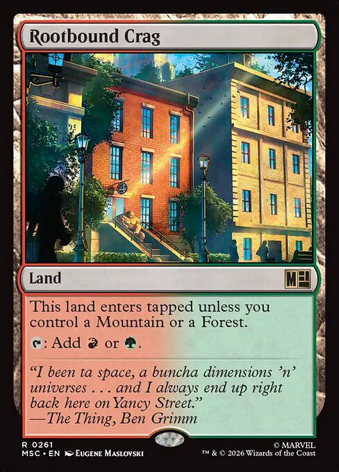 Rootbound Crag (MSC 261)