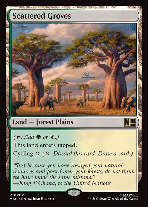 Scattered Groves (MSC 262)