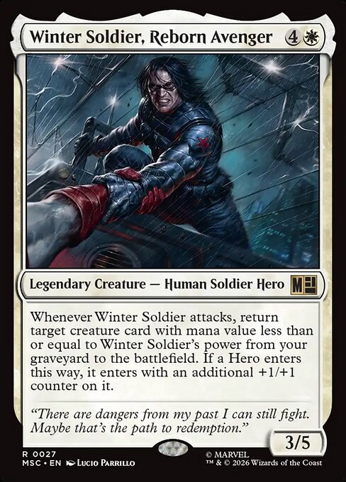 Winter Soldier, Reborn Avenger (MSC 27)