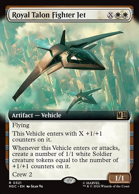 Royal Talon Fighter Jet (MSC 321)