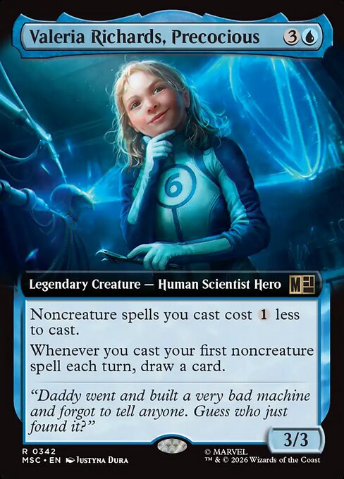 Valeria Richards, Precocious (MSC 342)