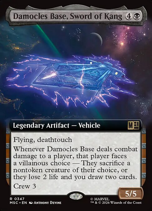 Damocles Base, Sword of Kang (MSC 347)