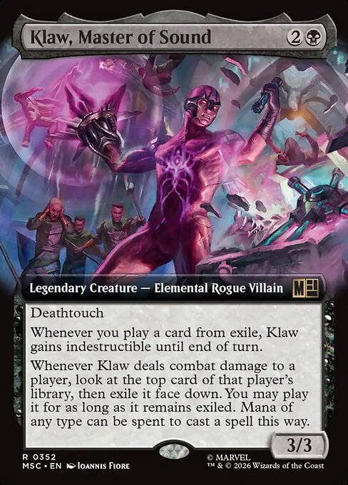 Klaw, Master of Sound (MSC 352)