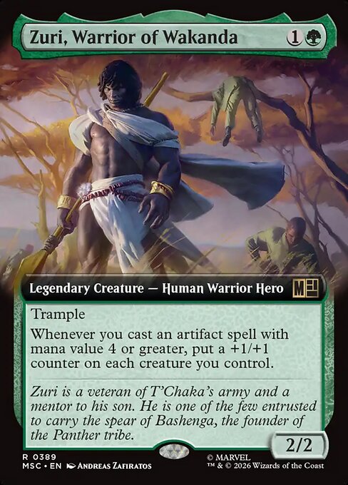 Zuri, Warrior of Wakanda (MSC 389)