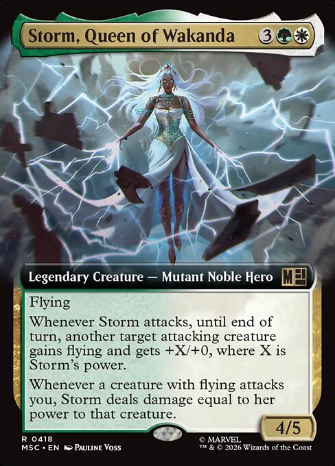 Storm, Queen of Wakanda (MSC 418)