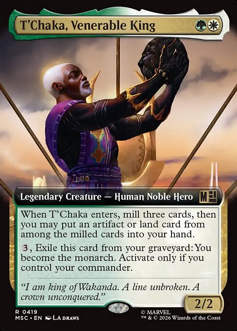 T'Chaka, Venerable King (MSC 419)