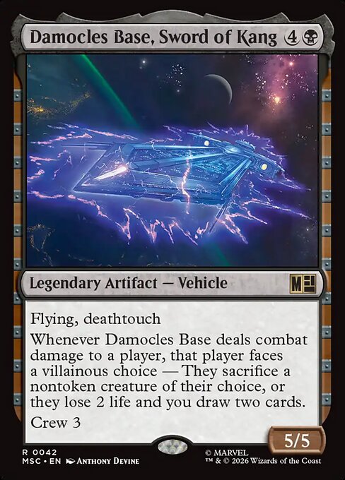 Damocles Base, Sword of Kang (MSC 42)