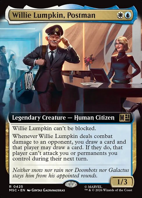 Willie Lumpkin, Postman (MSC 425)