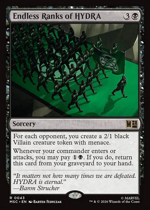 Endless Ranks of HYDRA (MSC 43)