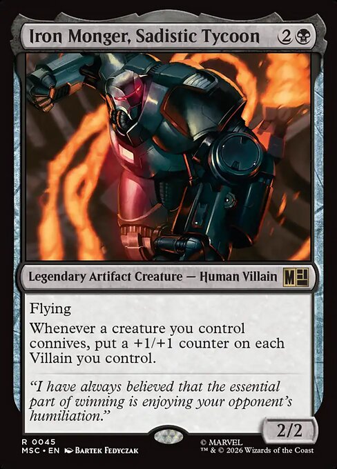 Iron Monger, Sadistic Tycoon (MSC 45)
