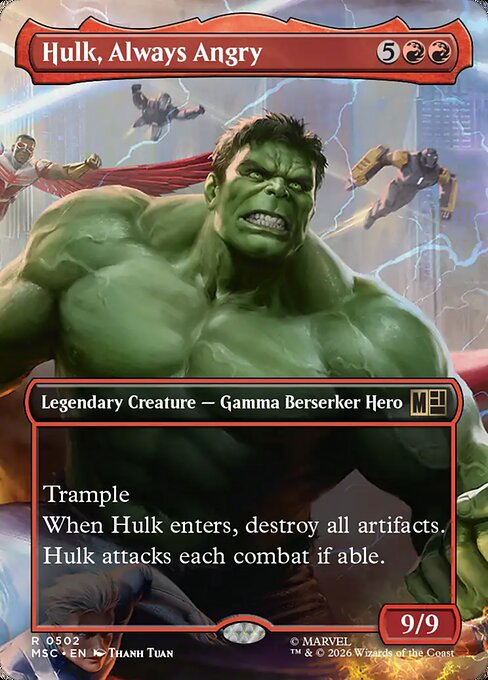 Hulk, Always Angry (MSC 502)