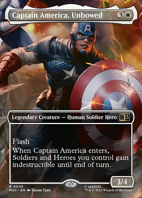 Captain America, Unbowed (MSC 505)
