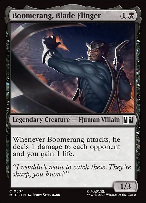 Boomerang, Blade Flinger (MSC 534)