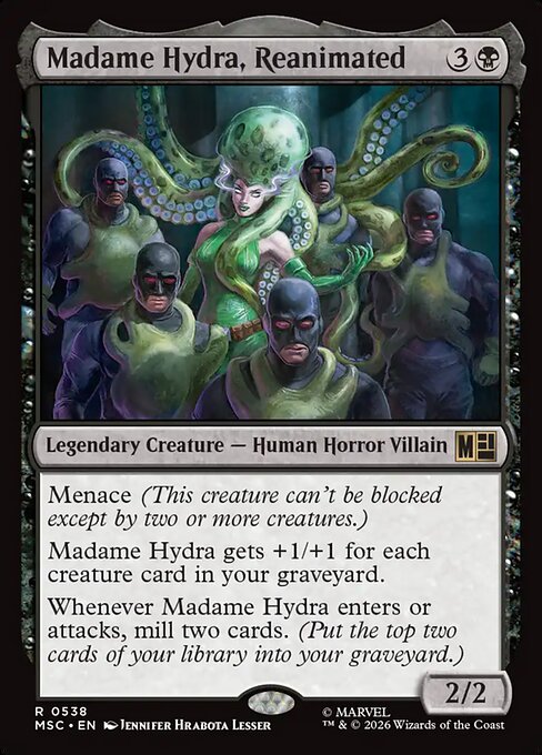 Madame Hydra, Reanimated (MSC 538)