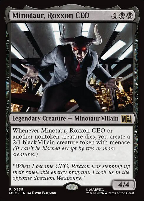 Minotaur, Roxxon CEO (MSC 539)