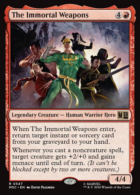 The Immortal Weapons (MSC 547)