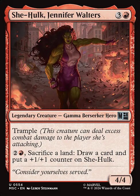 She-Hulk, Jennifer Walters (MSC 554)