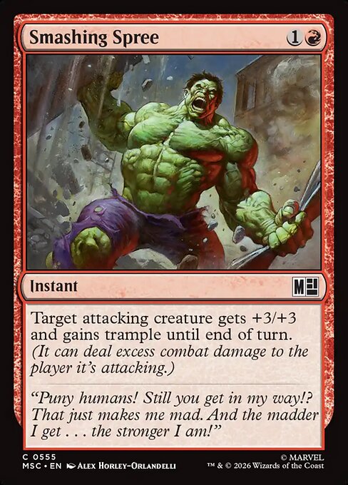 Smashing Spree (MSC 555)