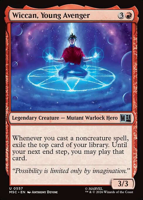 Wiccan, Young Avenger (MSC 557)