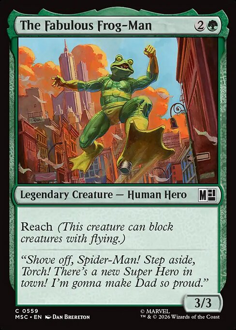 The Fabulous Frog-Man (MSC 559)