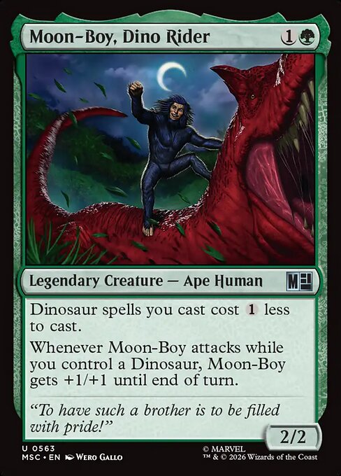 Moon-Boy, Dino Rider (MSC 563)