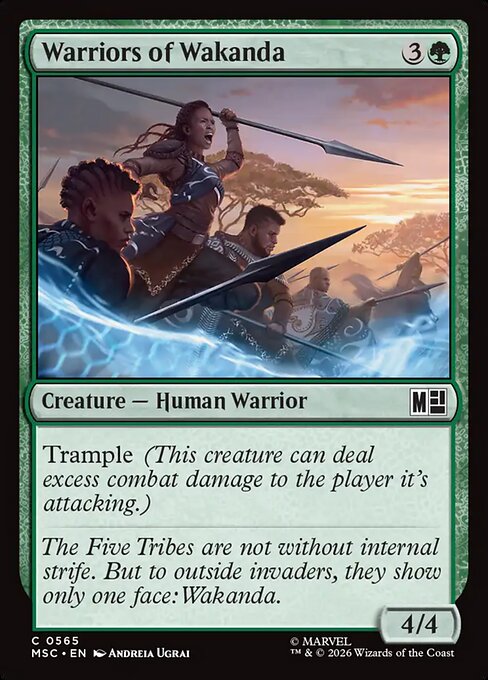 Warriors of Wakanda (MSC 565)