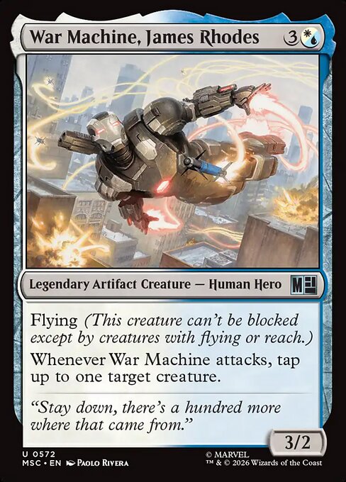War Machine, James Rhodes (MSC 572)