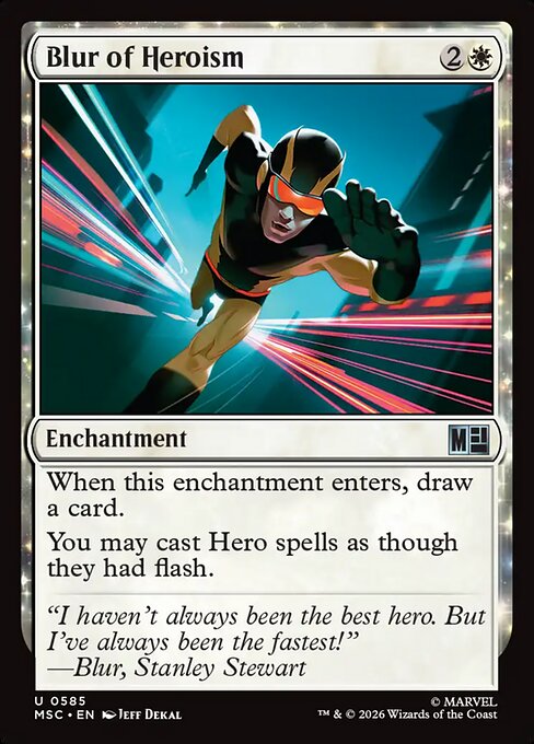 Blur of Heroism (MSC 585)