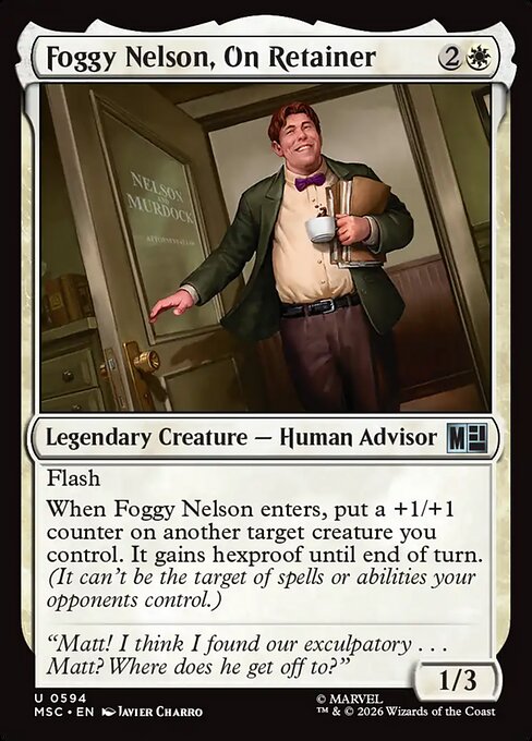 Foggy Nelson, On Retainer (MSC 594)