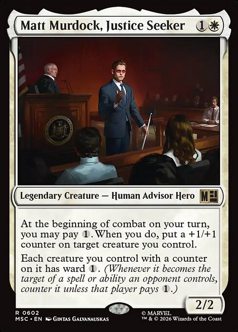 Matt Murdock, Justice Seeker (MSC 602)