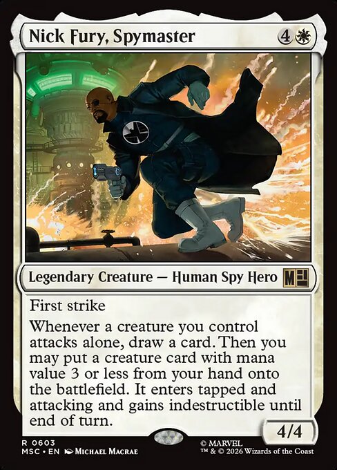 Nick Fury, Spymaster (MSC 603)