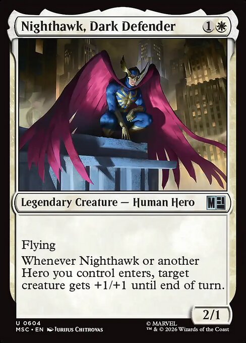 Nighthawk, Dark Defender (MSC 604)