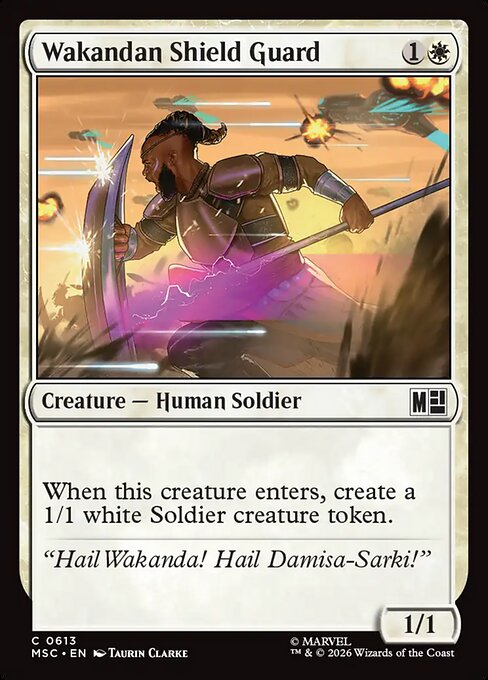 Wakandan Shield Guard (MSC 613)