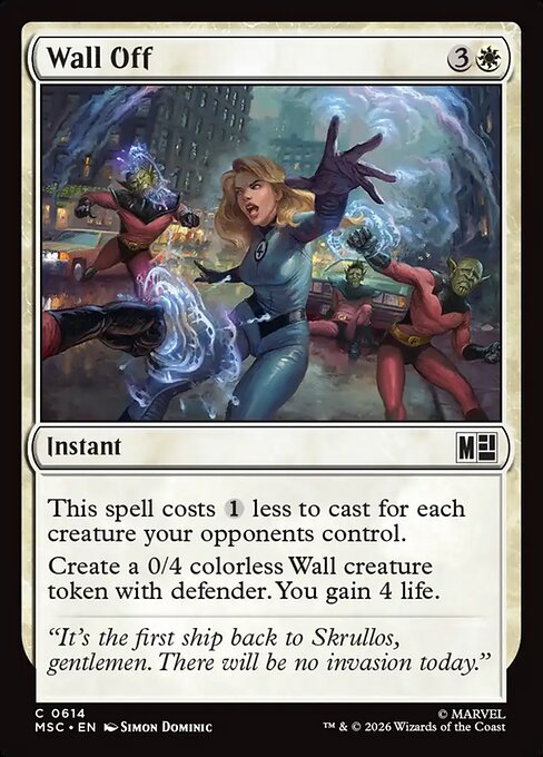 Wall Off (MSC 614)