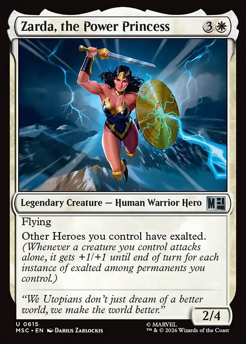 Zarda, the Power Princess (MSC 615)
