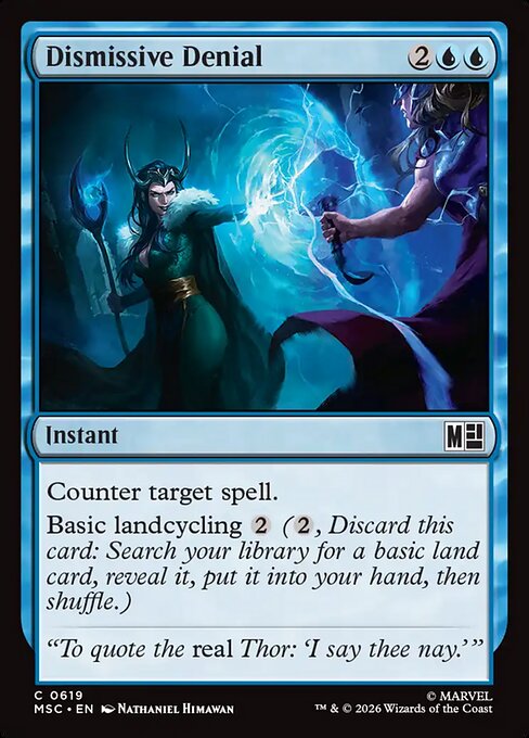 Dismissive Denial (MSC 619)