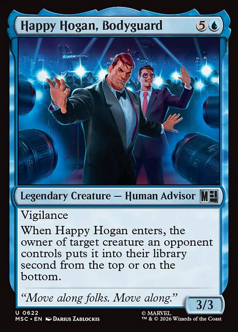 Happy Hogan, Bodyguard (MSC 622)