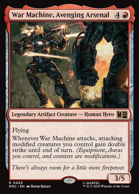 War Machine, Avenging Arsenal (MSC 63)