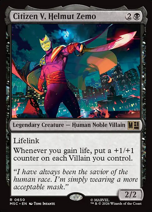 Citizen V, Helmut Zemo (MSC 650)
