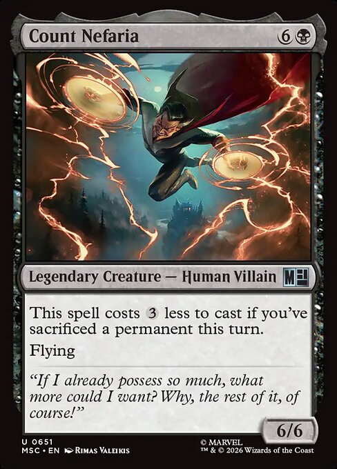 Count Nefaria (MSC 651)