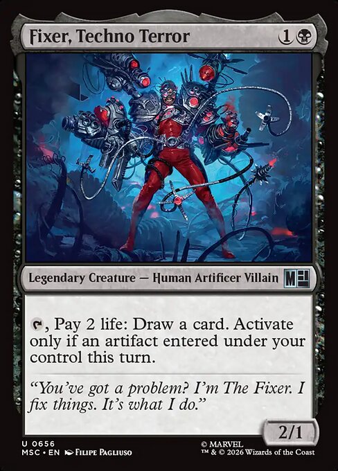 Fixer, Techno Terror (MSC 656)