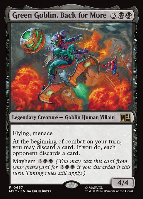 Green Goblin, Back for More (MSC 657)