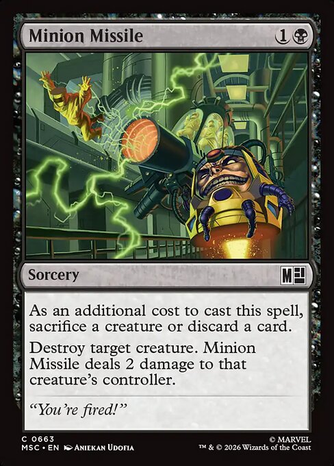 Minion Missile (MSC 663)