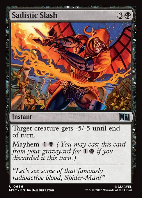 Sadistic Slash (MSC 666)