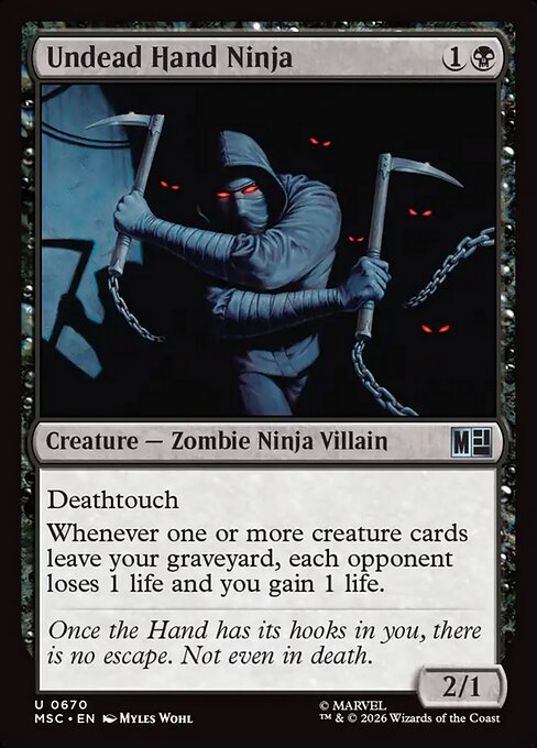 Undead Hand Ninja (MSC 670)