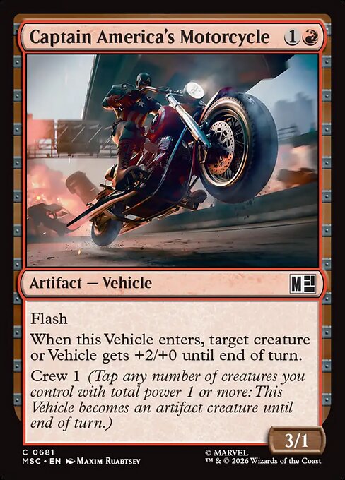 Captain America's Motorcycle (MSC 681)
