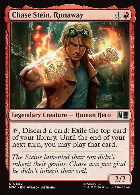 Chase Stein, Runaway (MSC 682)