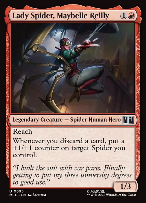 Lady Spider, Maybelle Reilly (MSC 695)