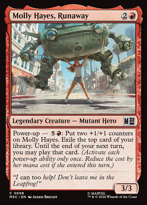 Molly Hayes, Runaway (MSC 698)